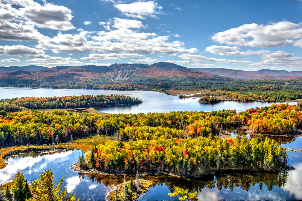 Lac Supérieur, Québec, Canada.