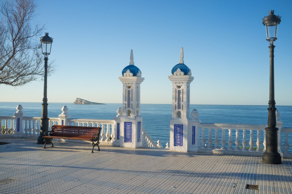 Benidorm old town and its scenic Mediterranean views