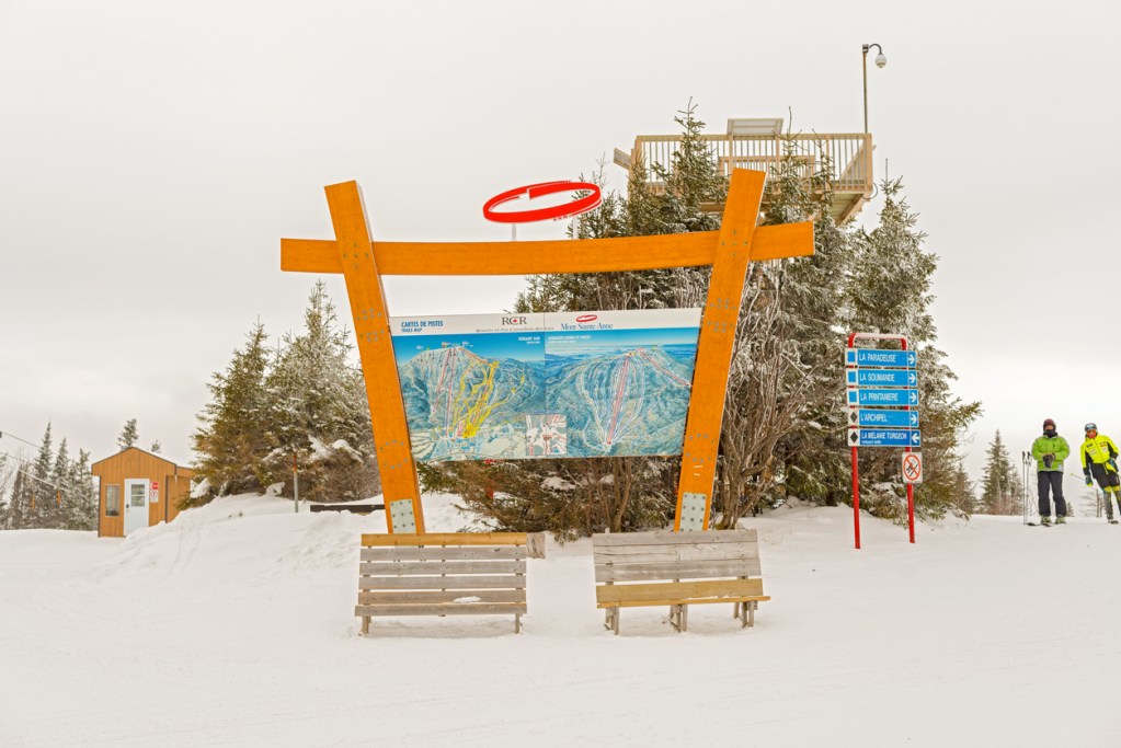 Mont Sainte Anne in Quebec, Canada