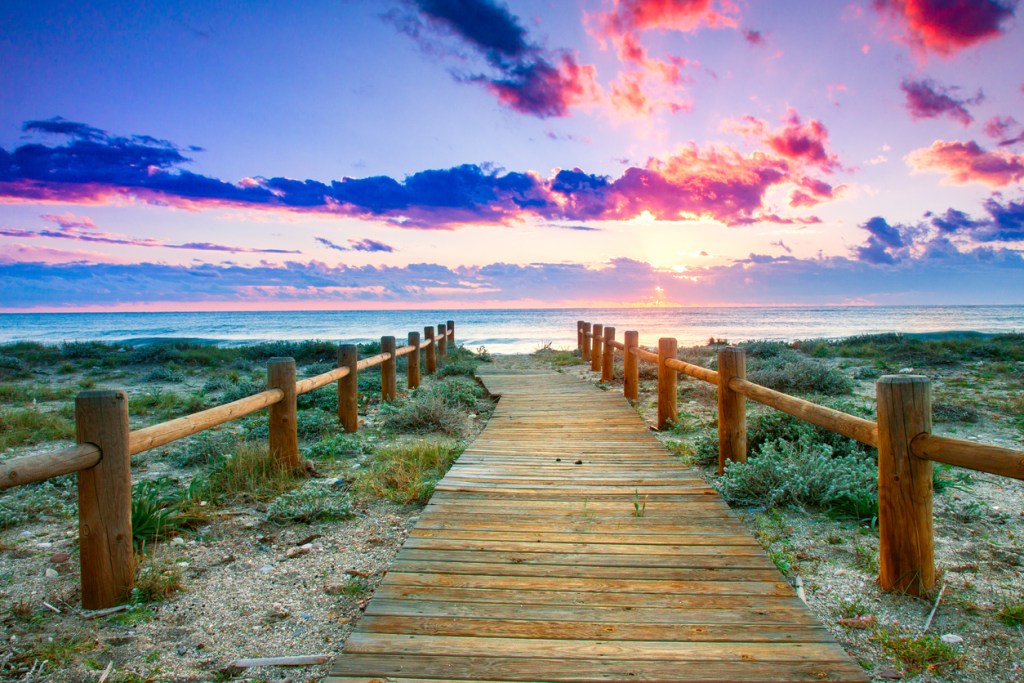 The beach at Cabo de Gata, Almeria, Spain
