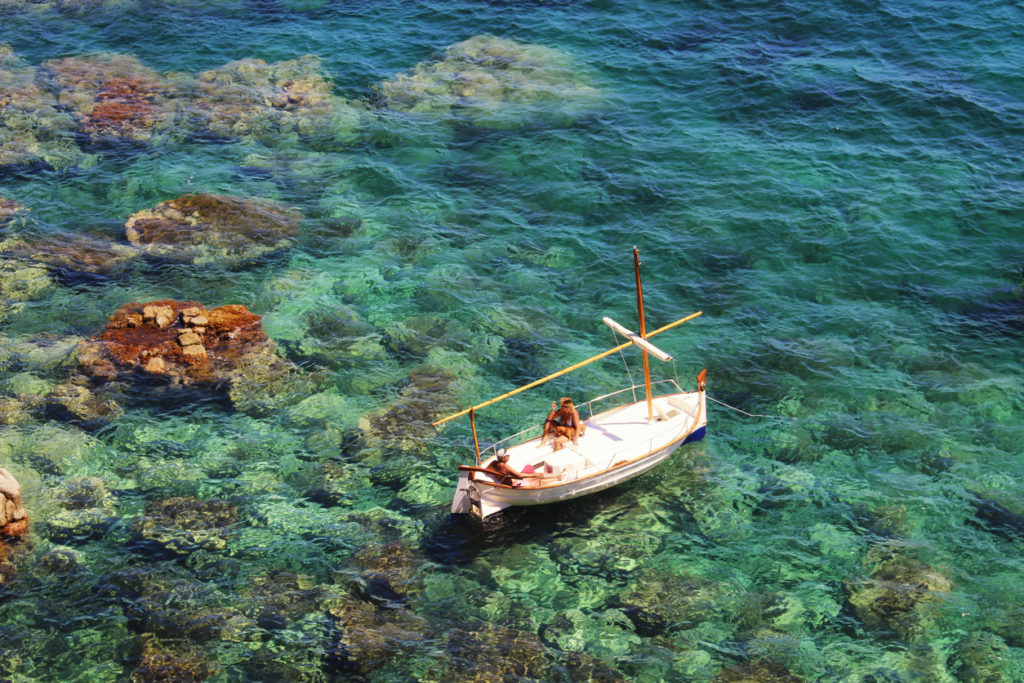Beautiful sea in Blanes