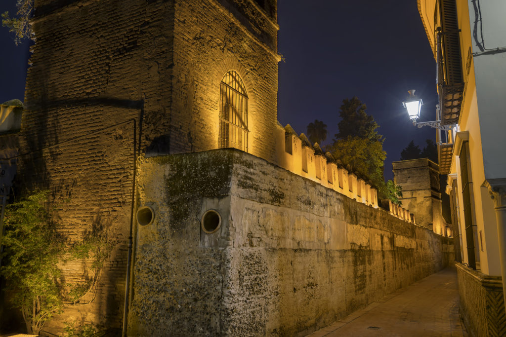 Medieval street in the Jewish Quarter of Seville