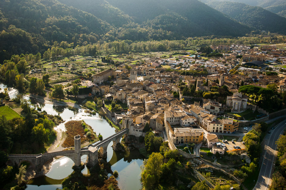Besalu Panoramic View