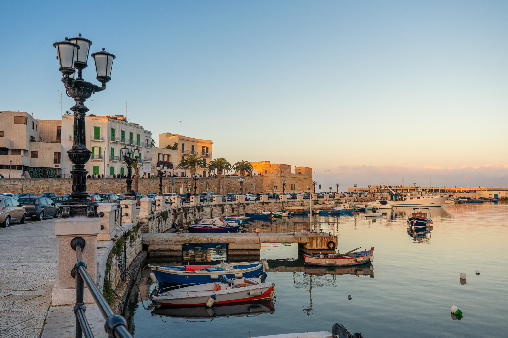Bari at sunset