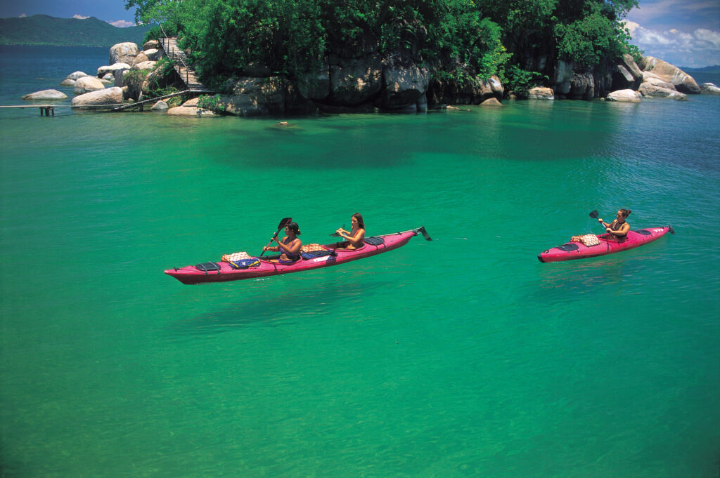 Kayaking in Malawi